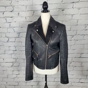 Stella Nova Leather and Suede Biker Jacket
